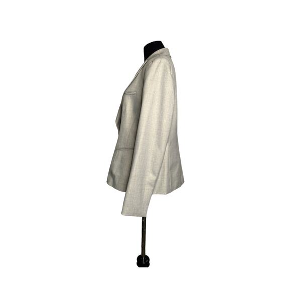 Albert Nipon shimmery tan pant blazer suit size 12 - Picture 9 of 14